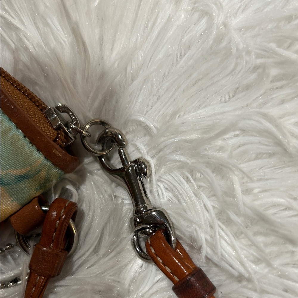Coach Leatherwear Watercolor Signature Wristlet Clutch - Picture 8 of 8